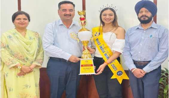 RBU Student Sneha wins Miss India Next Classic Queen title