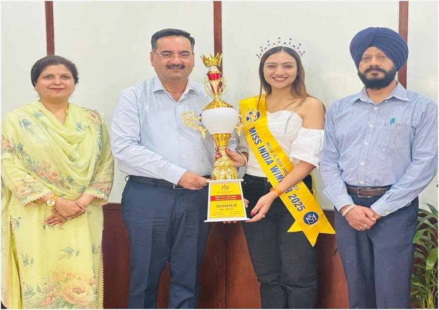 RBU Student Sneha wins Miss India Next Classic Queen title