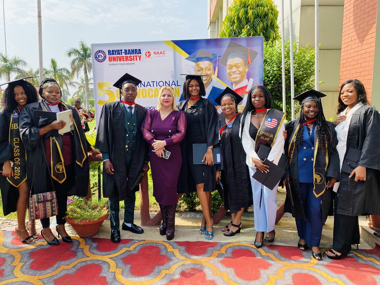 Celebrating Global Success: RBU Holds Convocation for International Students
