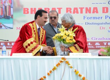 Honourable former President of India, Dr.  A.P.J. Abdul Kalam
