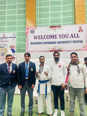 Pride for RBU: Student Clinches Silver in Karate Tournament