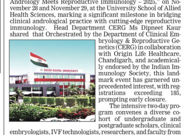 RBU to host national CME workshop from Nov 28