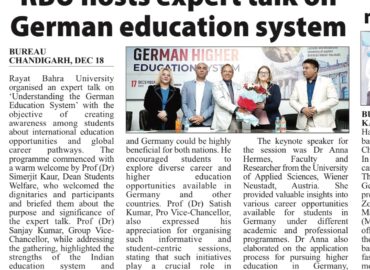 RBU Hosts Expert Talk on German Education System