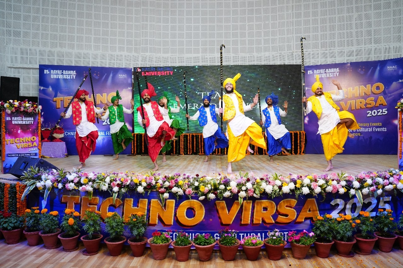Rayat Bahra University Kicks Off TechnoVirsa–2025 with Grand Festive Spirit