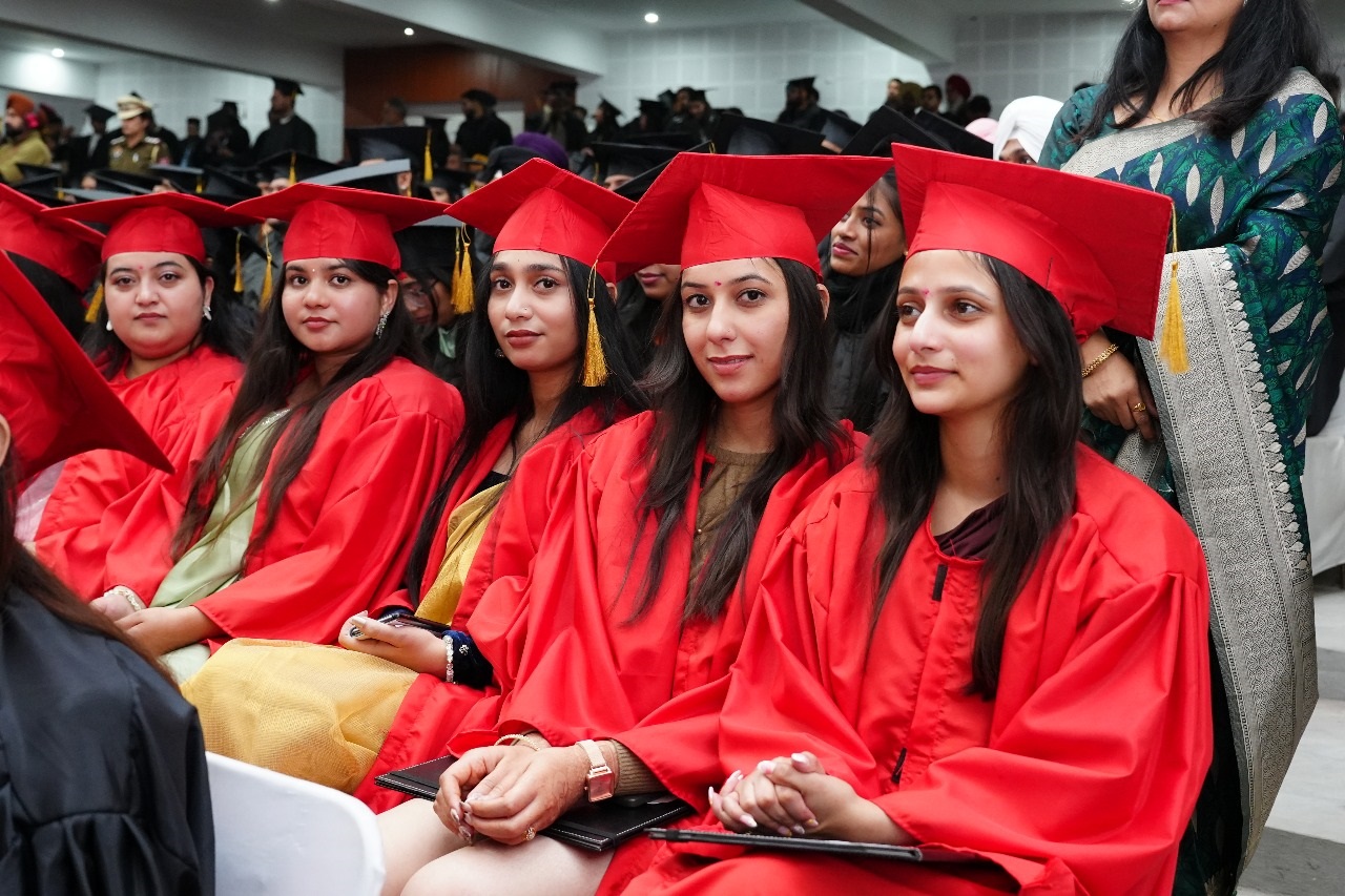 Students, filled with excitement and pride, awaited their turn to be conferred degrees at RBU’s 9th Convocation.