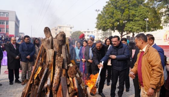 Bonfire, Beats and Brotherhood: Lohri Fest at Rayat Bahra University