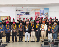 NCC Cadets Salute Veterans at Rayat Bahra University on Armed Forces Day 2026