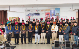 NCC Cadets Salute Veterans at Rayat Bahra University on Armed Forces Day 2026