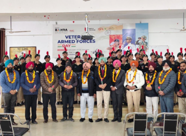 NCC Cadets Salute Veterans at Rayat Bahra University on Armed Forces Day 2026