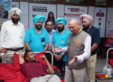 70 units collected at RBU blood donation camp