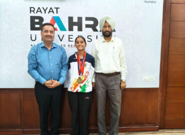 RBU NCC cadet wins gold at All India Thal Sainik Camp