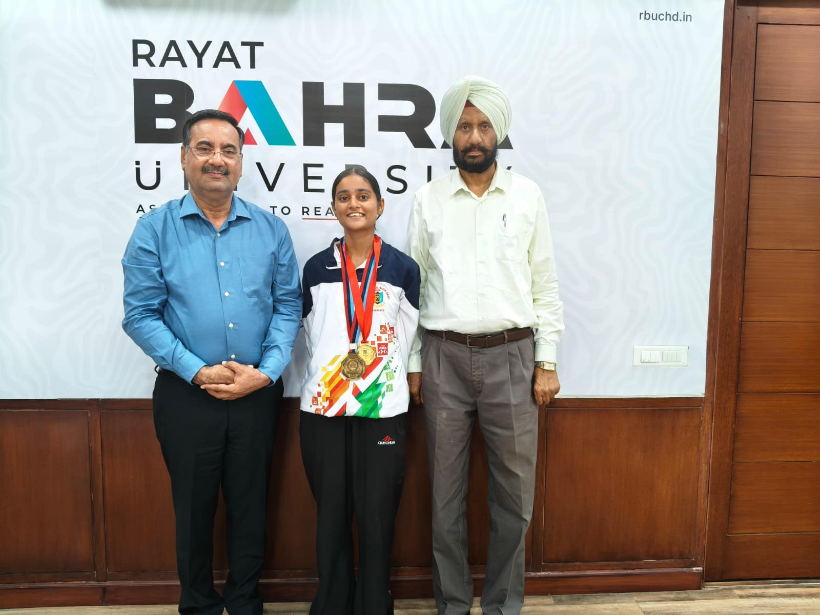 RBU NCC cadet wins gold at All India Thal Sainik Camp
